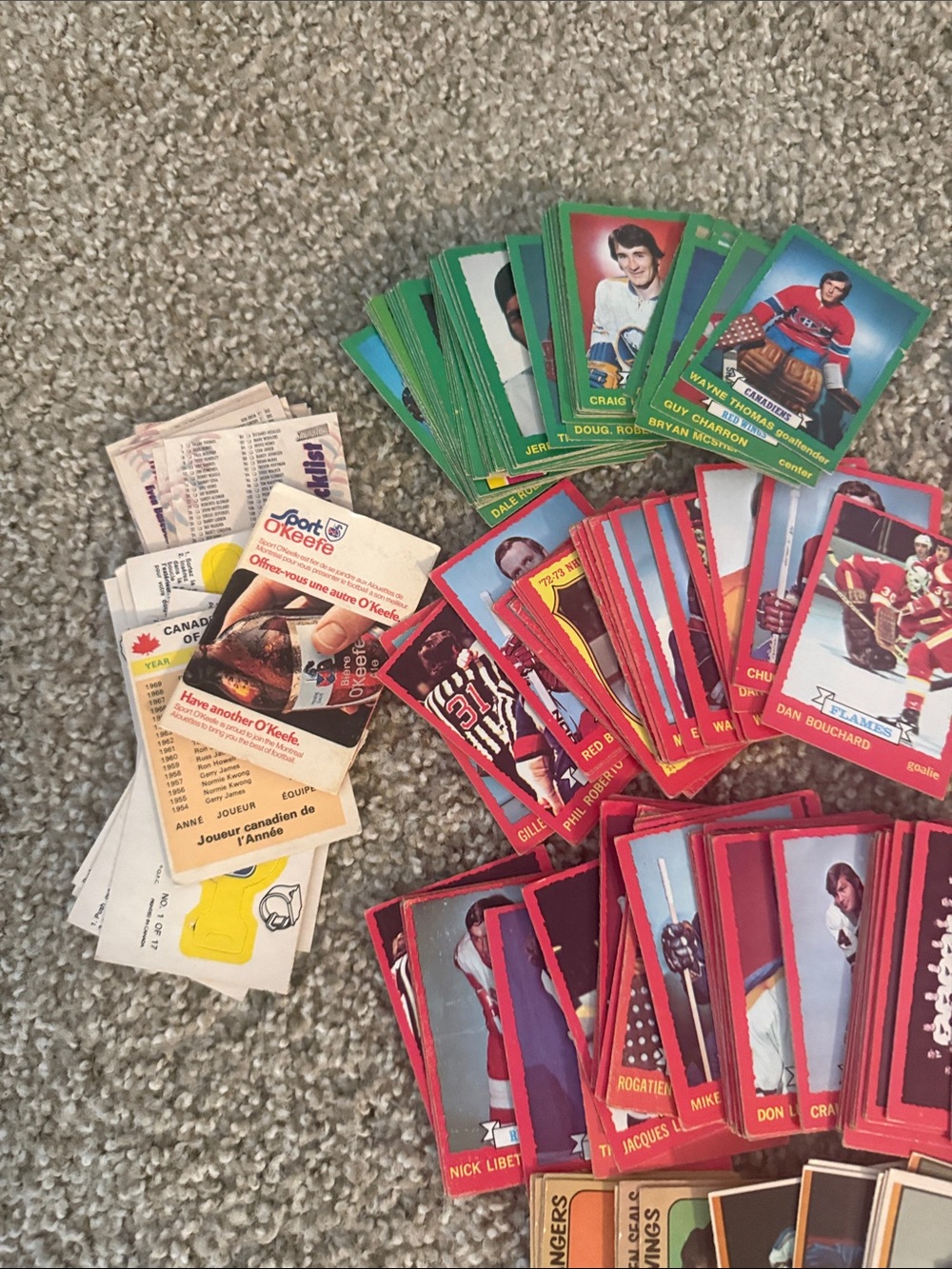 Big Vintage Hockey Trading Card Lot - Some 60s, Lot of 70’s a couple 90’s - Picture 5 of 9